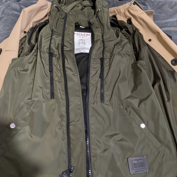 Coach trench coat jacket mens NWT - Picture 6 of 10